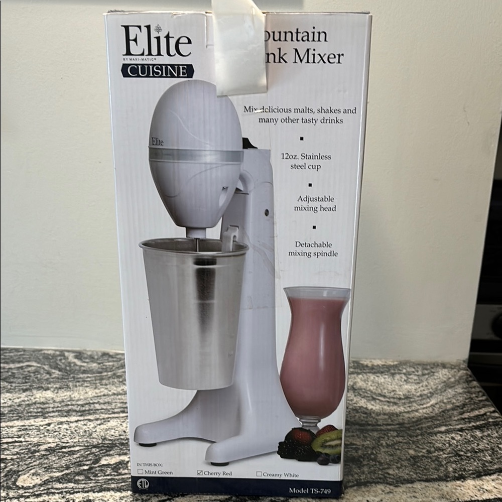 Elite Cuisine Drink Mixer NIB